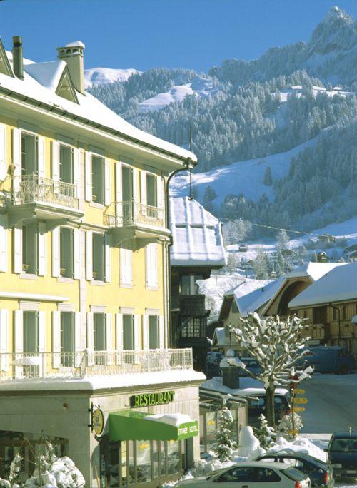 Residence Le Sapin & Bains De La Gruyere Charmey Exterior foto